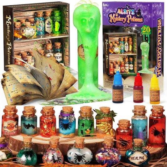 Alritz Mystery Potion Kits front view with 20 bottles for creative play