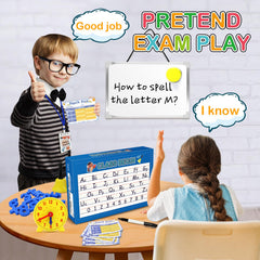 Alritz pretend play teacher set bell and clock for timed activities