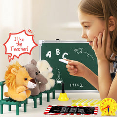 Alritz pretend play teacher set whiteboard - double-sided surface for writing and drawing