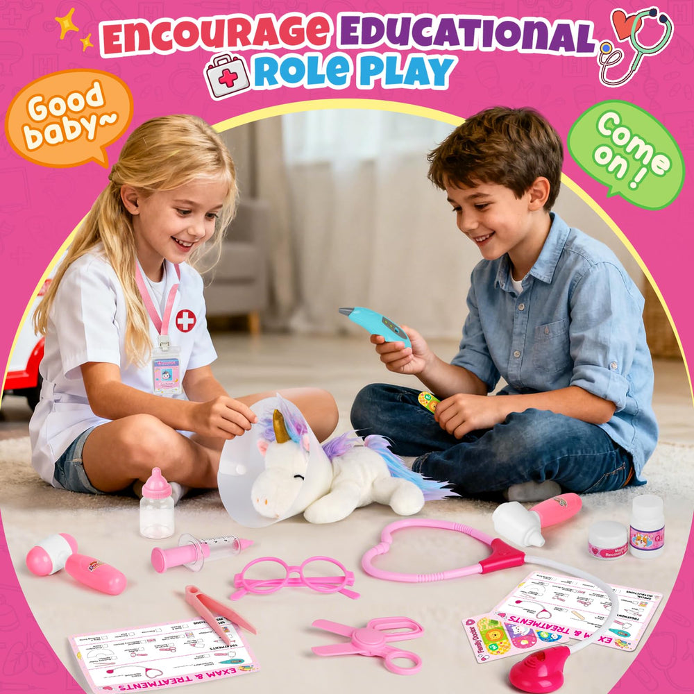 Alritz unicorn patient interaction highlights nurturing storytelling play
