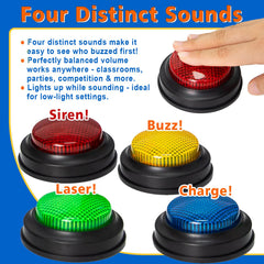 ALS AILISUO green buzzer emphasizes laser sound for game show vibes