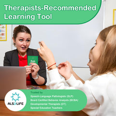 ALSOLIFE compact 3.5 inch cards fit small hands for on-the-go practice.