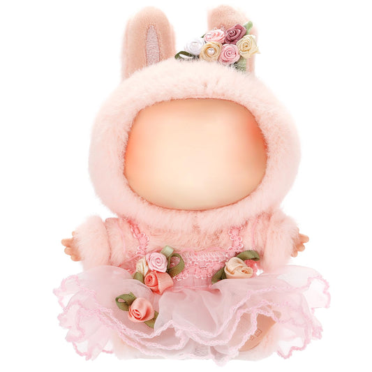 ALTRJO 17cm dress with pink flower skirt for Have a Seat dolls enhances playful styling