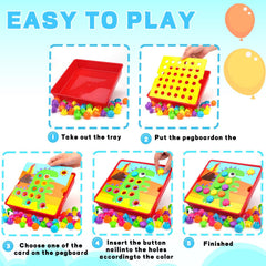 AluAbi pattern cards guiding color matching for imaginative play