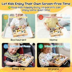 AMGAMGTS 25-in-1 activities including music box and fidget spinner.