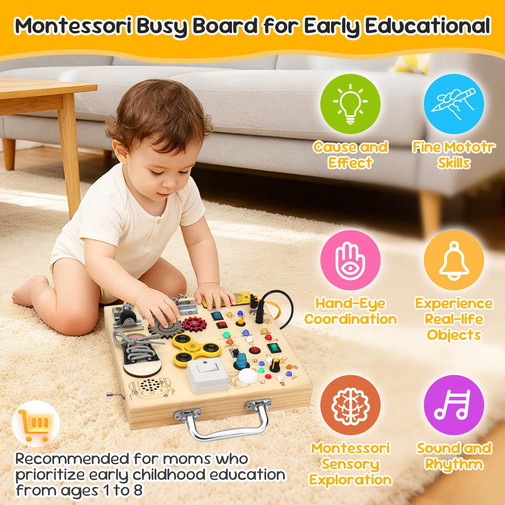 AMGAMGTS sensory LED toy with visual stimulation for calm, focused play.