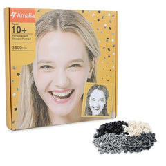 Amalia mosaic portrait kit baseplate for stable display