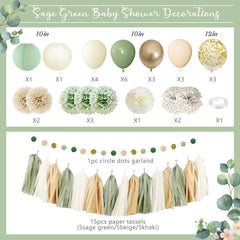 Amandir sage green cake topper adds elegant celebration