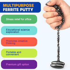 Amarlozn Cool Fidget Magnet Ferrite Putty emits satisfying rattle sounds during use