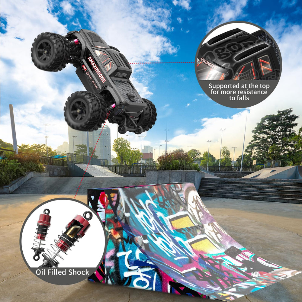 AmazingOne 20208 RC car wheel setup emphasizing grip and suspension