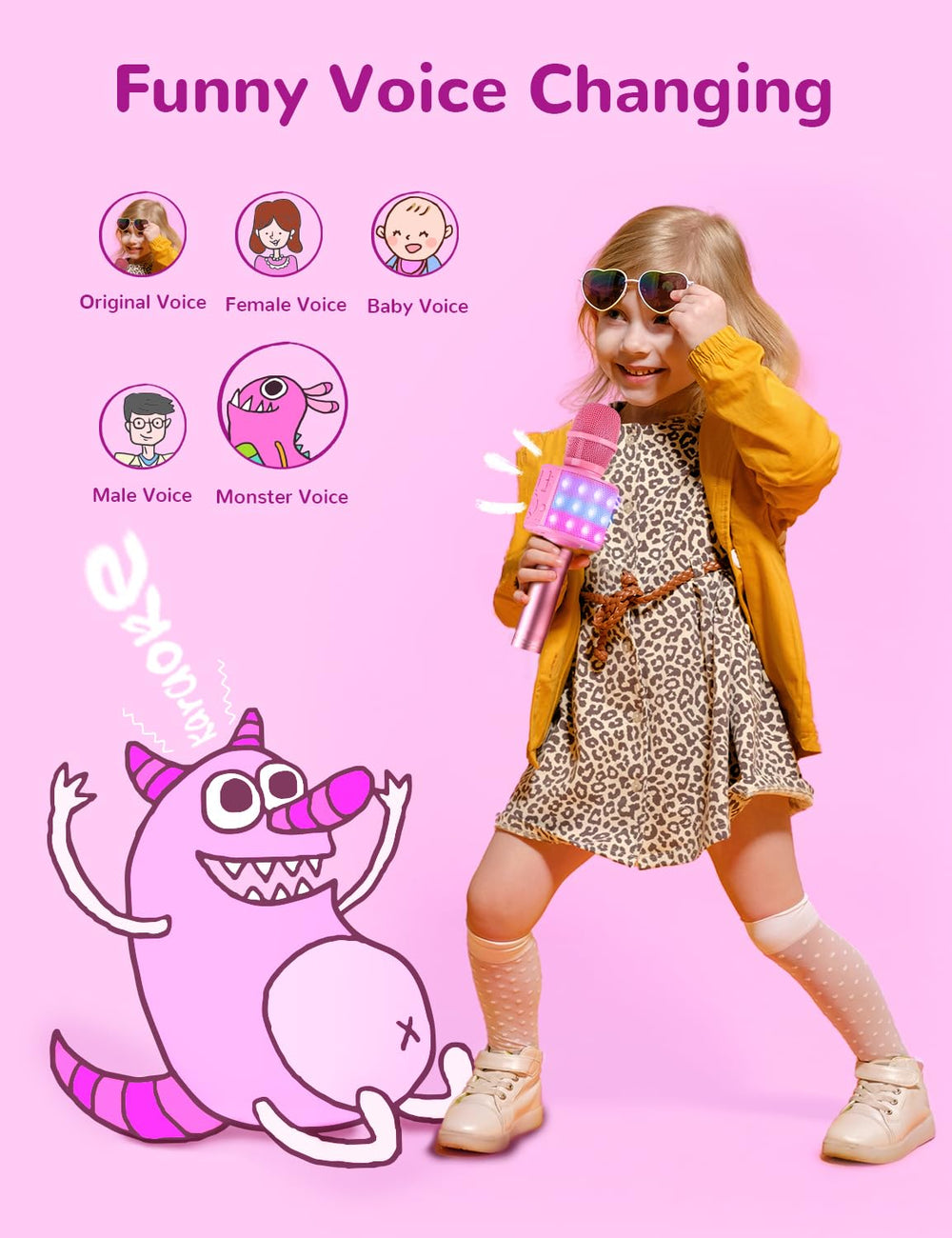 Amazmic gift microphone for kids makes a delightful birthday surprise.