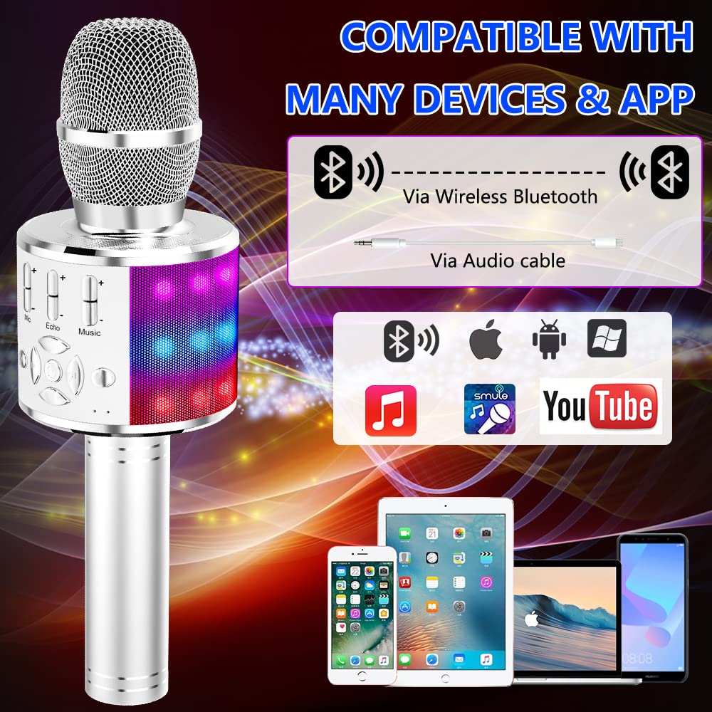 Amazmic long battery life supports 4 to 6 hours of continuous karaoke