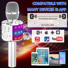 Amazmic long battery life supports 4 to 6 hours of continuous karaoke