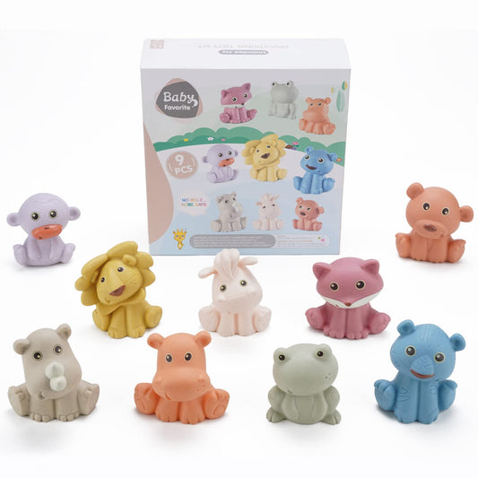 AMCHSURI baby bath toy monkey floats and grips easily during bathtime.