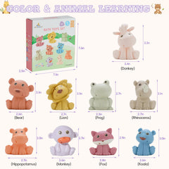 AMCHSURI rhino bath toy eye-catching for engagement and grip.