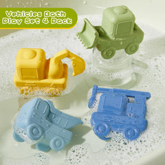 AMCHSURI floatable toddler bath trucks ideal for pool and beach play.