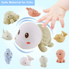 AMCHSURI starfish bath toy helps with color recognition and imaginative storytelling.