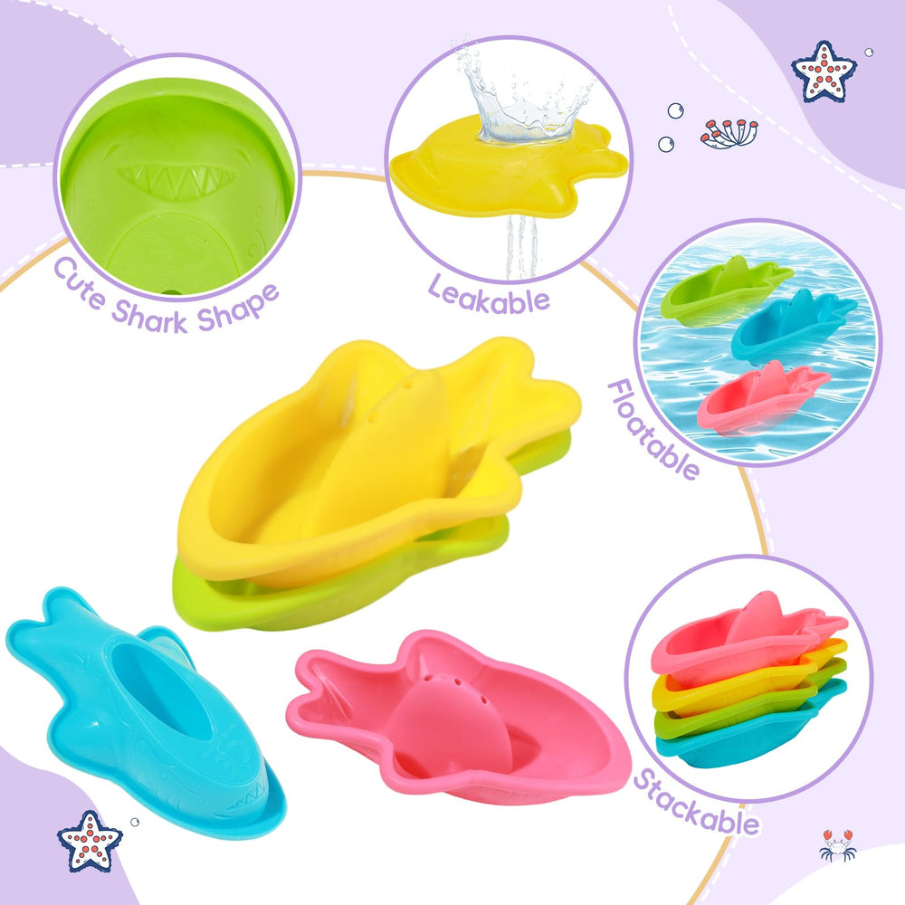 AMCHSURI whale bath toy inspires imaginative play during bath time.