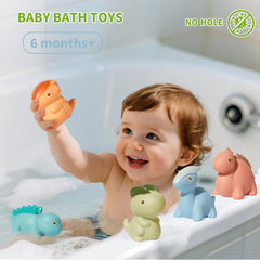 AMCHSURI floating dinosaur bath toys for water play