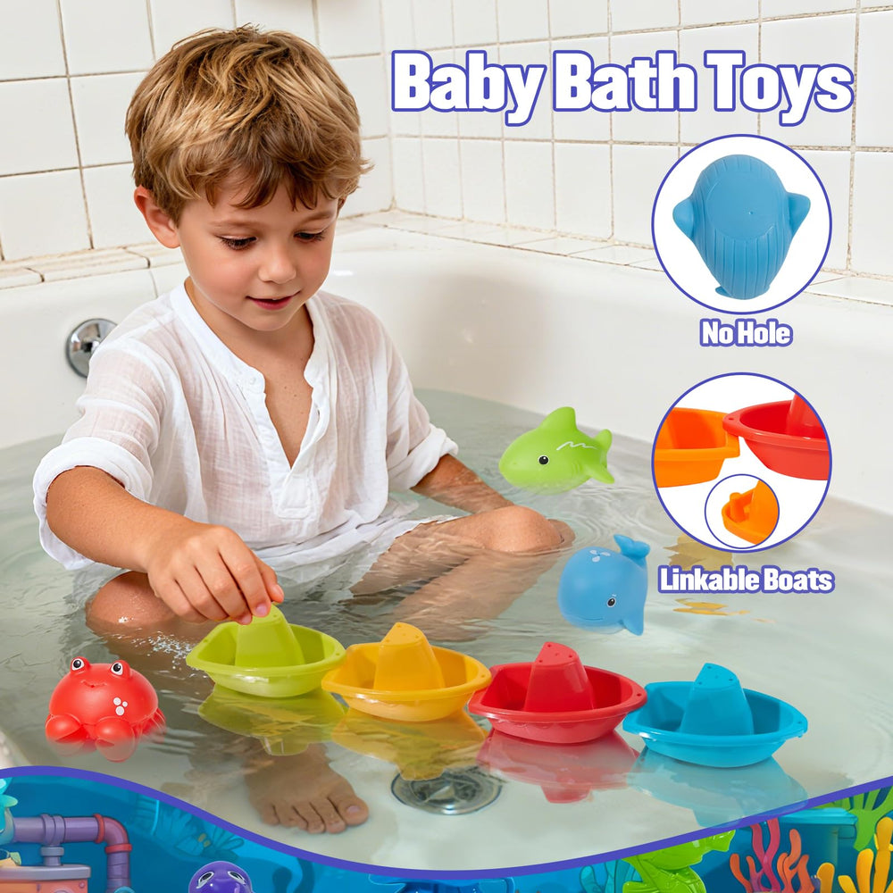 AMCHSURI scoop net makes grabbing toys easy during water play.