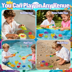 AMCHSURI soft no-hole bath toys support safe, engaging exploration.