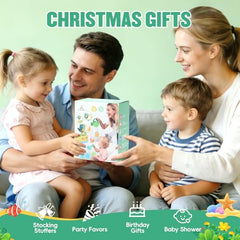 AMCHSURI compact bath toy set is ideal for home and travel.