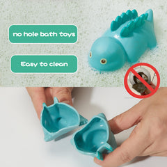 AMCHSURI ergonomic dino bath toys designed for easy grip