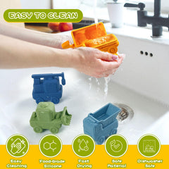 AMCHSURI bath toy excavator with detachable parts for splash adventures.