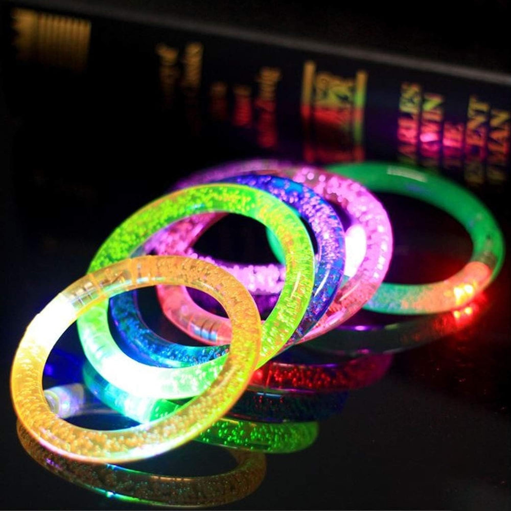 AMENON battery-powered bracelets provide long-lasting light for hours.