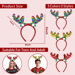 AMENON LED lights headbands offer six modes for dynamic party moments.