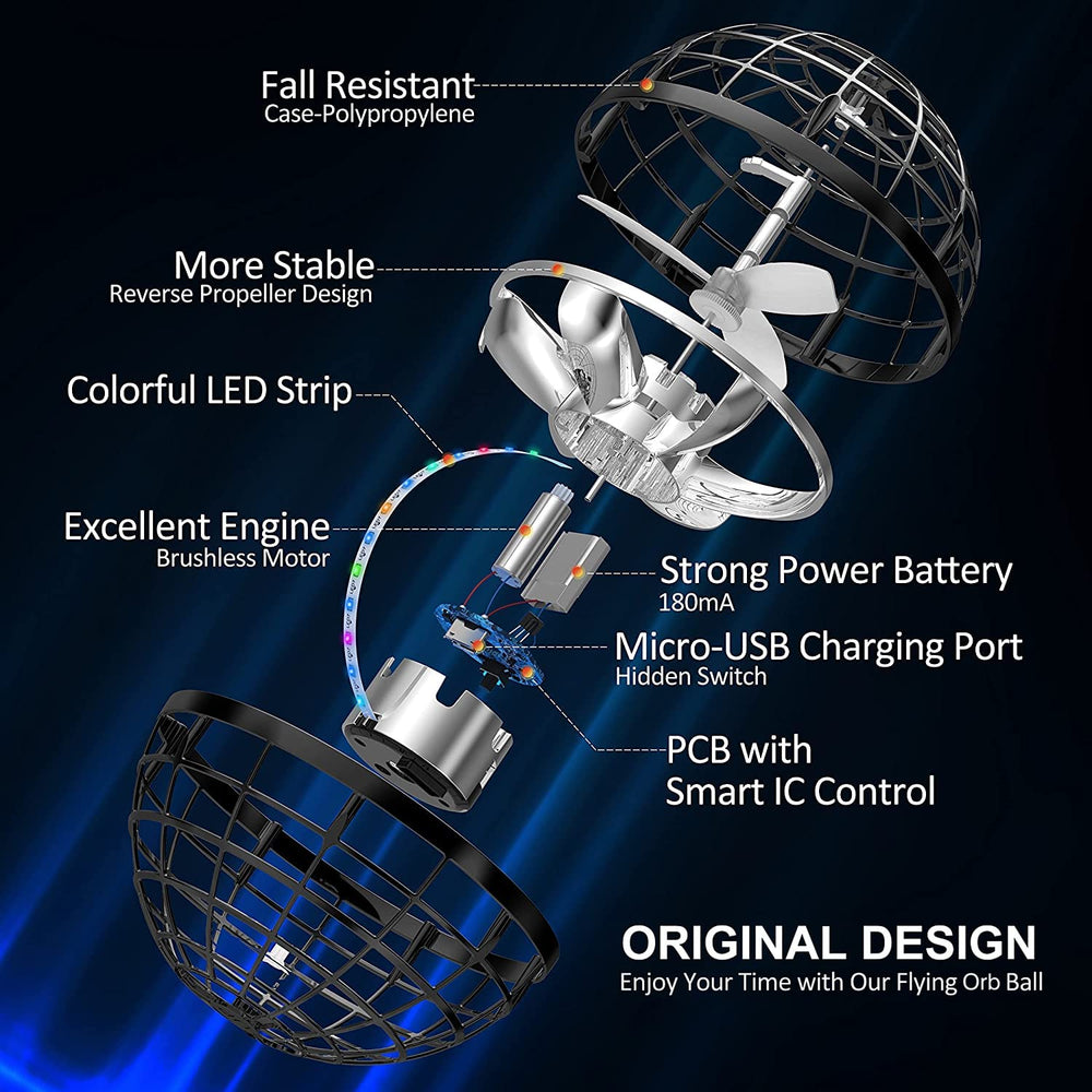 AMERFIST hover ball in air displays dynamic movement for tricks