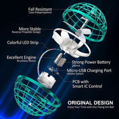 AMERFIST Hover Ball RGB LED lights boost night-time fun.