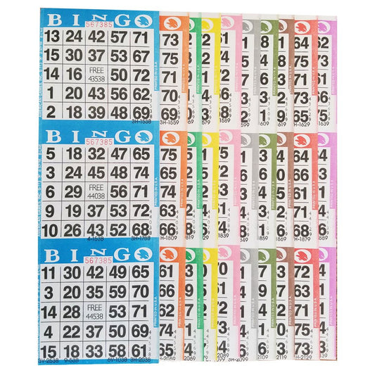 American Games bingo books in a 100-pack for group play and events.