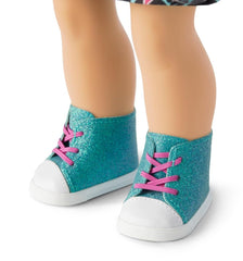 American Girl Truly Me printed T-shirt dress for everyday pretend play.