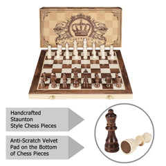 AMEROUS beginner-friendly chess set for kids supports learning.