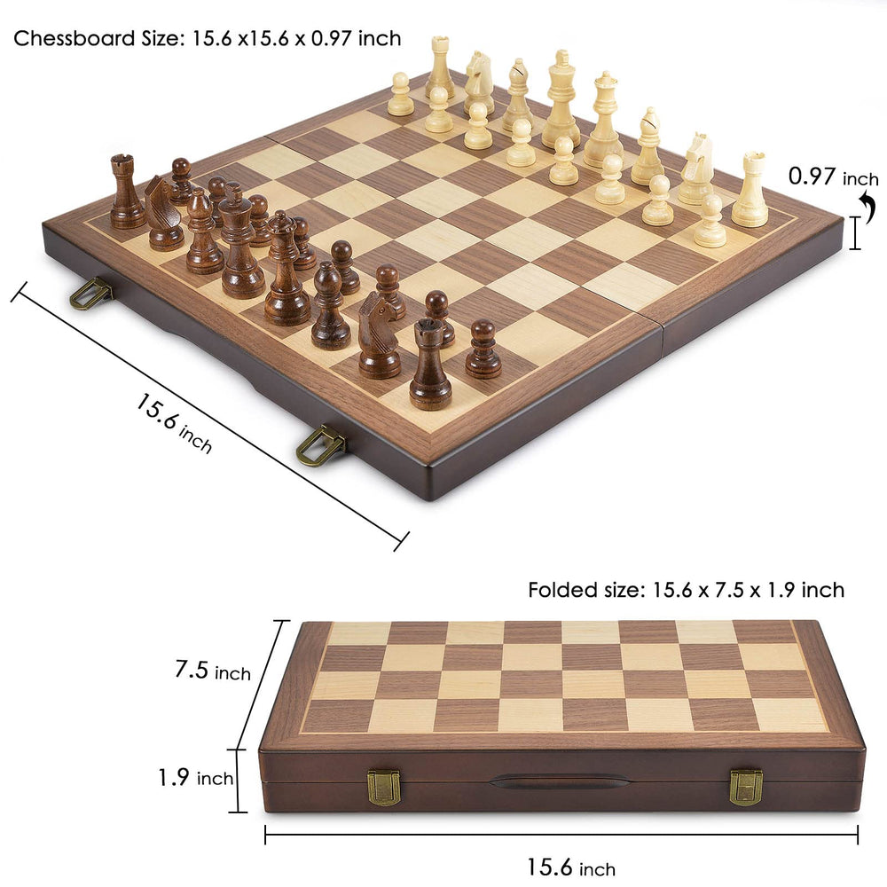 AMEROUS checkers pieces and 24-piece set for classic games