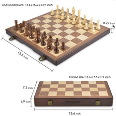 AMEROUS checkers pieces and 24-piece set for classic games