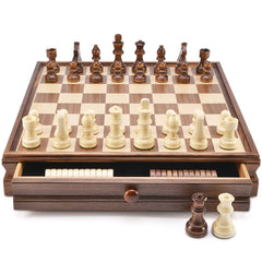AMEROUS checkers board and pieces for classic family fun