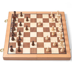 AMEROUS chess pieces storage slots keep pieces organized during travel.
