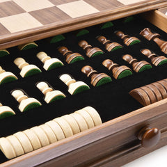 AMEROUS extra queen pieces included for flexible chess options