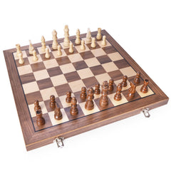 AMEROUS folding chess board enables portable, quiet games anywhere
