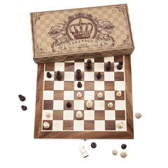 AMEROUS handcrafted chess pieces with premium feel.