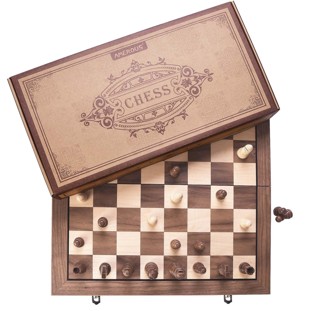 AMEROUS piece storage slots prevent loss and keep sets neat