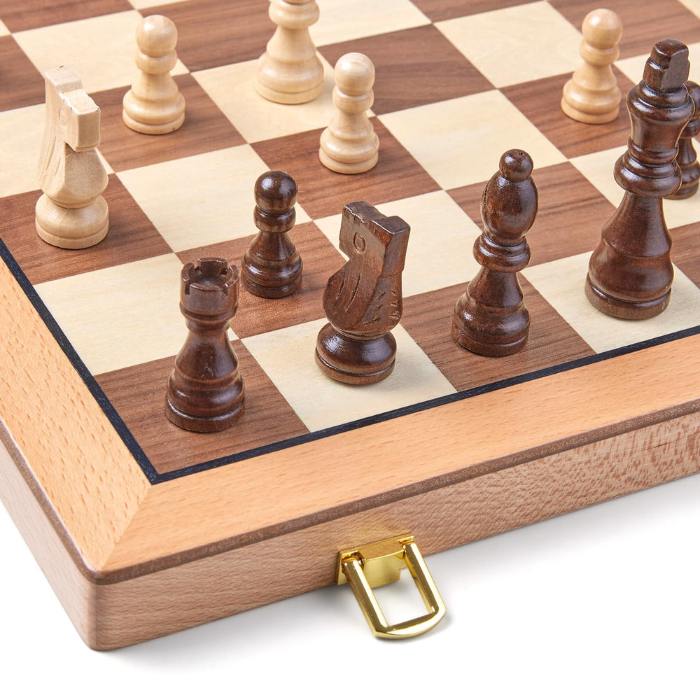 AMEROUS smooth chess pieces move quietly, protecting the board finish.