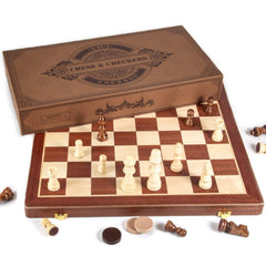 AMEROUS wooden board with smooth finish protects surfaces during games.