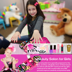 Amerrly eyeshadow palette enables safe, colorful looks for imaginative play.