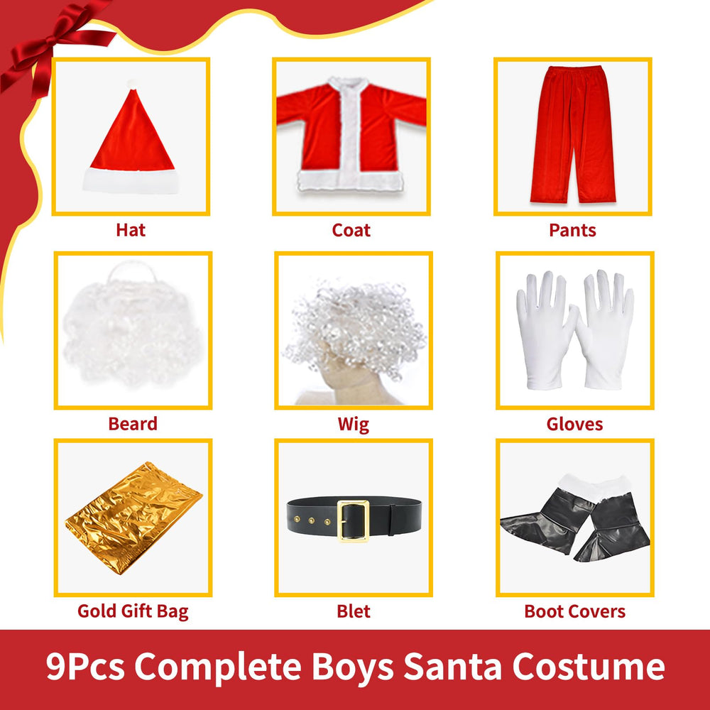AMHSCOCA Kids Santa costume pants ready for parades and photos