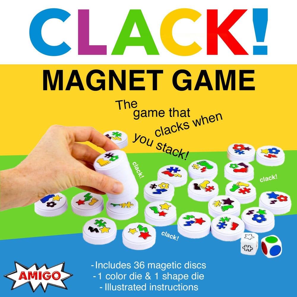 AMIGO Clack! Categories setup image demonstrates easy start for new players.