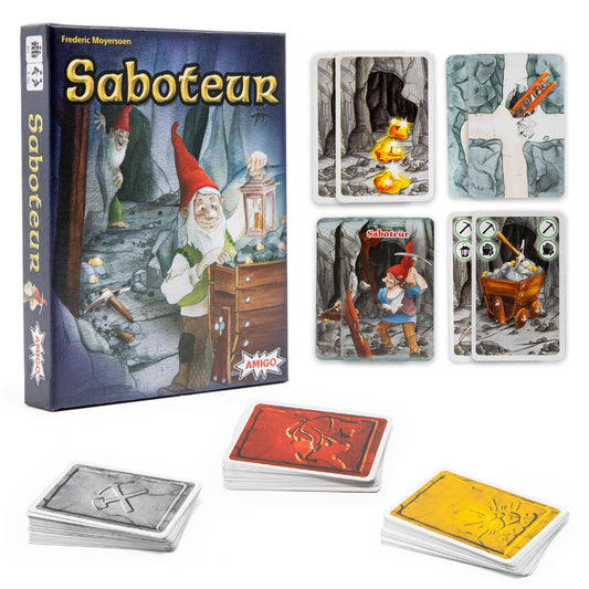 AMIGO Saboteur path cards guide tunnels for strategic play