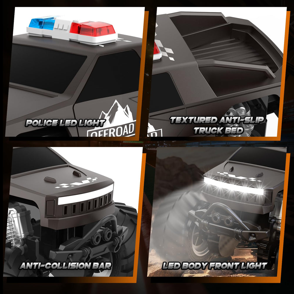 Amilacily RC car sturdy ABS shell enduring bumps